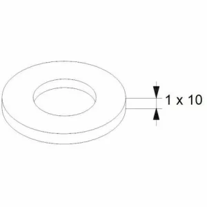 GRUNDFOS Ausgleichstück Für Flanschpumpen A 80-10 PN 10, GRUNDFOS # 569821, Je Satz 6