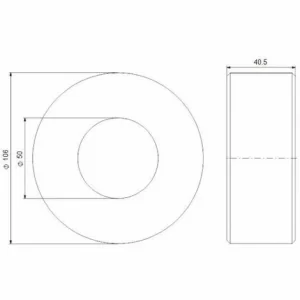GRUNDFOS Ausgleichsstücksatz DN 50 DN 50, 85mm GRUNDFOS # 96097995 6
