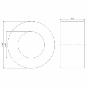 GRUNDFOS Ausgleichsstücksatz DN 80 / DN 80 165mm GRUNDFOS # 96545597 6