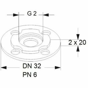 GRUNDFOS Ausgleichsstück A 15, R 2″, DN 32 GRUNDFOS # 535054 Je Satz 6