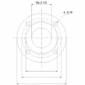 GRUNDFOS Druckschlauch 50mm, 10m, Storz-Kupplung GRUNDFOS # 96001987 6