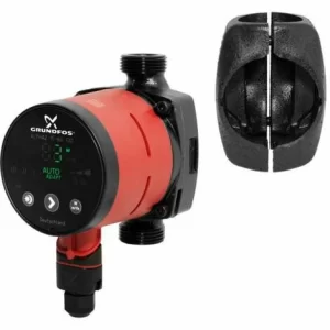 Grundfos Alpha2 15-80 130 NEU 98676767 Niedrigenergiepumpe Mit Autoadapt Inkl. Dämmschale 6